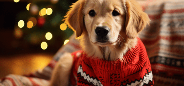 Le choix idéal pour un pull de Noël pour votre chien : conseils et tendances