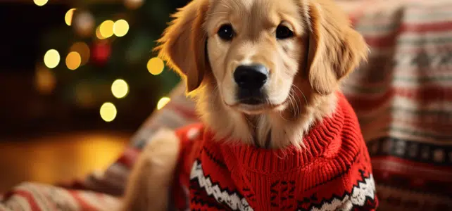 Le choix idéal pour un pull de Noël pour votre chien : conseils et tendances